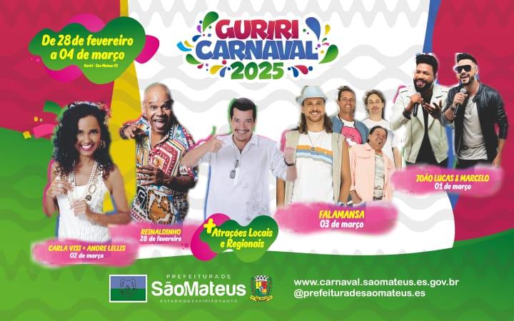 Carnaval em Guriri: Shows encerram às 2h