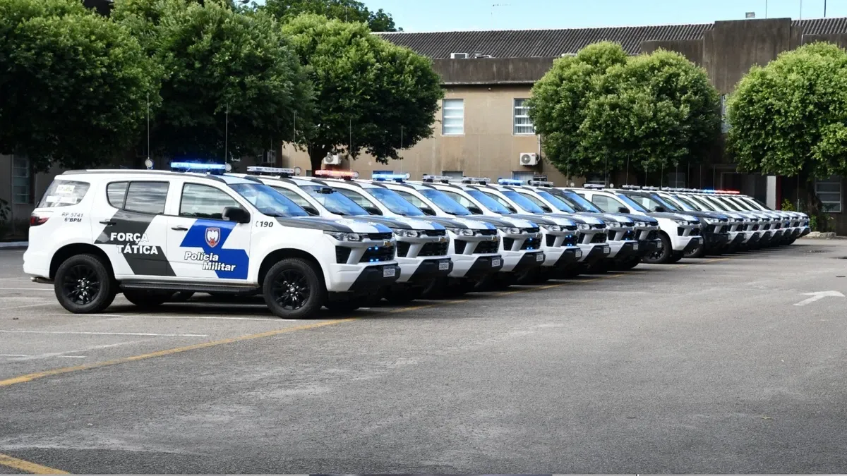 Polícia Militar recebe 30 novas viaturas blindadas para reforçar patrulhamento no ES